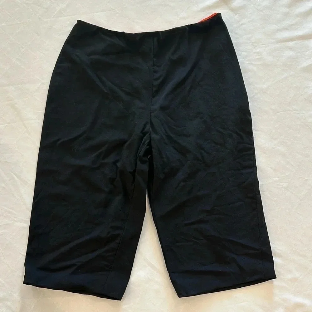 Christian Lacroix Paris women’s virgin‎ wool wide leg crop pants EUC EU 40 US 6